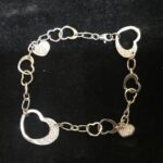 18K White Gold Fashion Charm Diamond Bracelet