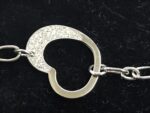 18K White Gold Fashion Charm Diamond Bracelet