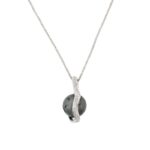 18K White Gold Pearl Fashion Pendant