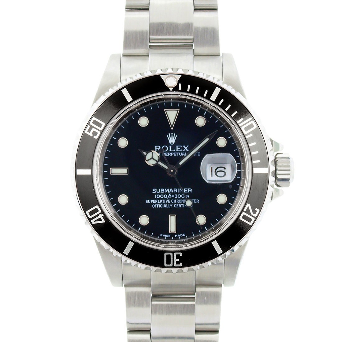 Rolex Submariner Date Early 2000'S Model 16610
