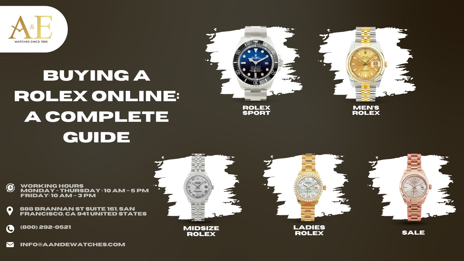 Buying a Rolex Online - A Complete Guide - A&E WATCHES