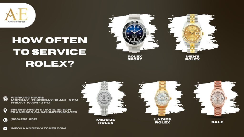 How Often To Service rolex - A&E WATCHES