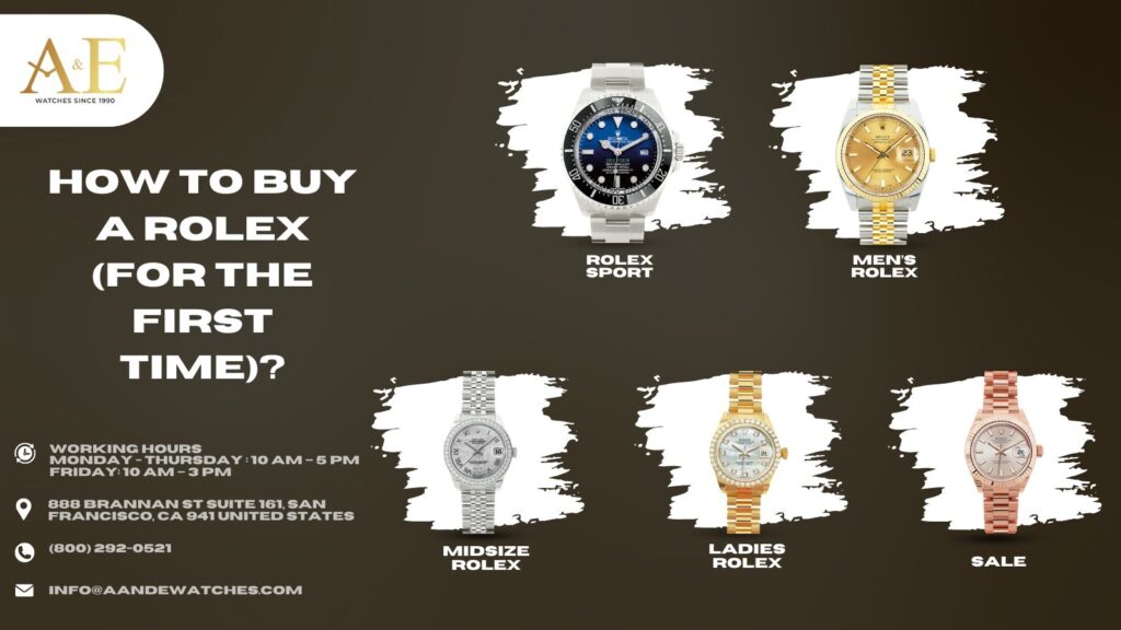 How to Buy a Rolex (for the First Time) - A&E WATCHES