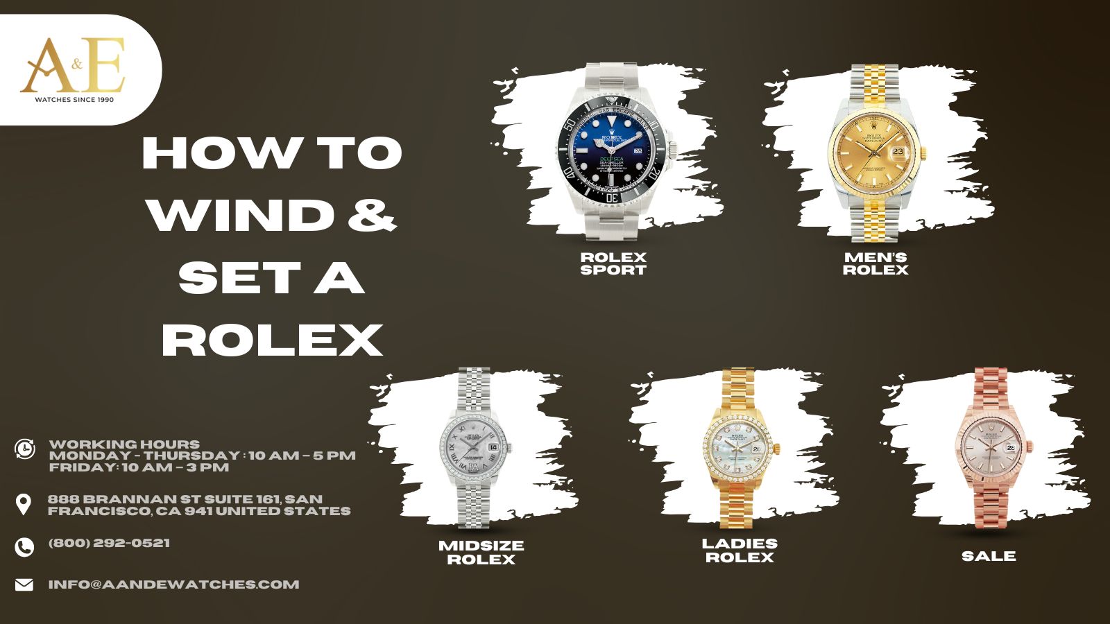 How to Wind a Rolex