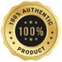 100% Authentic product badge